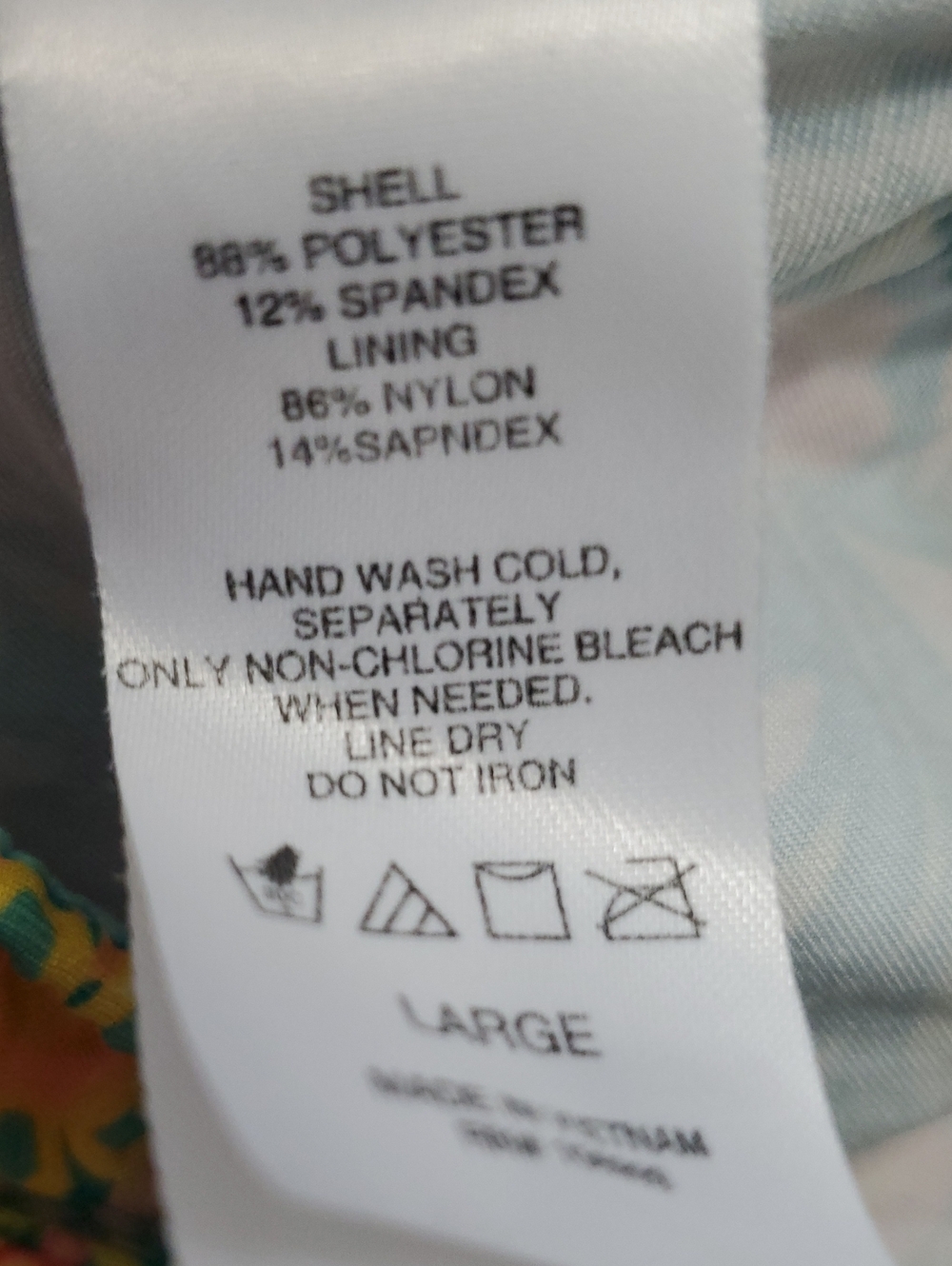High Dive By Modcloth One Piece Ruffle Halter Bathing Suit Large Floral Print - Picture 7 of 11